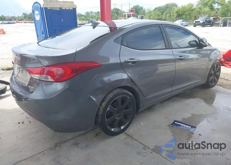 2013 Hyundai Elantra Limited from USA, damaged, VIN 5NPDH4AE4DH238602